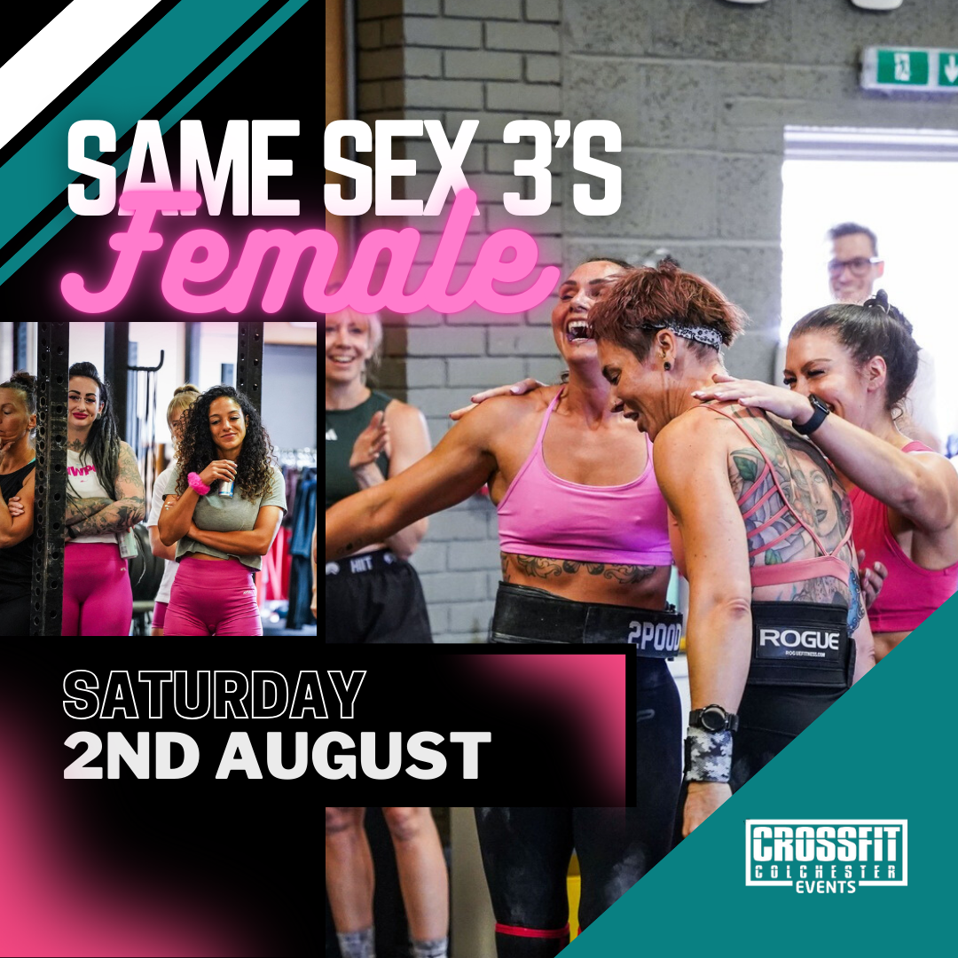 Same Sex Female 3’s [CAT 1] Saturday 2nd August 2025